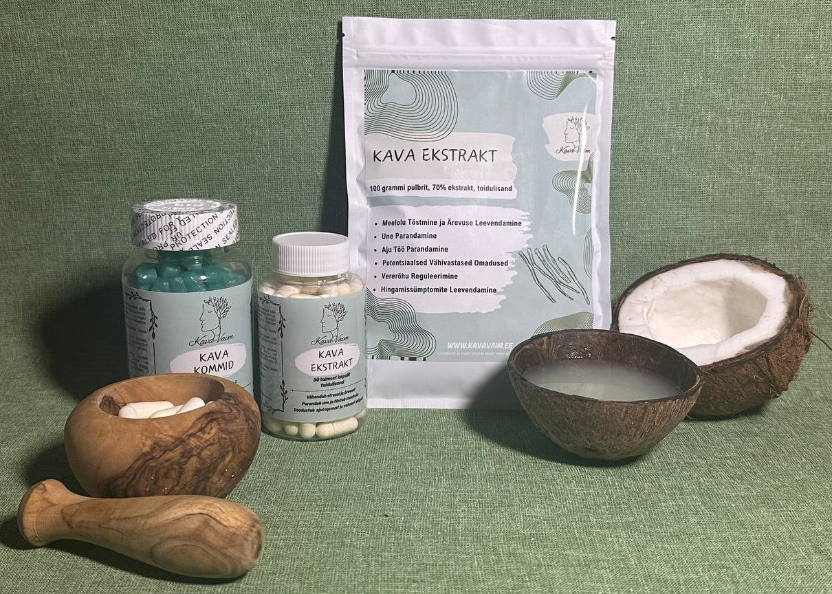 Explore the world of Kava with our premium products: Kava Capsules, finely ground Kava Powder rich in Kavalactones from Piper Methysticum, and tasty Kava Gummies. Elevate relaxation and well-being naturally.